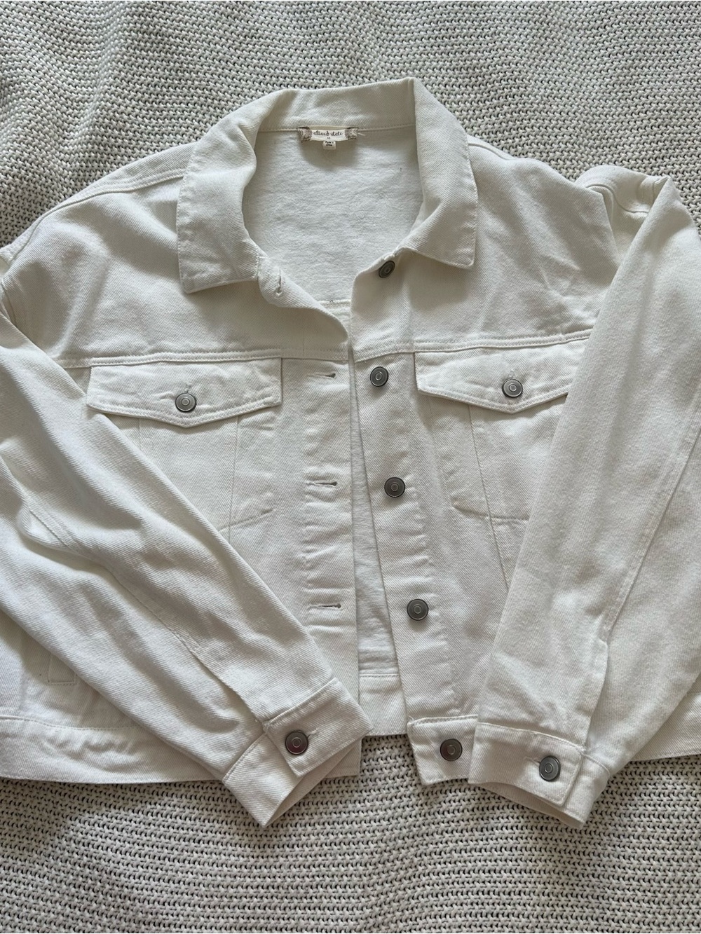 White Bride Fringe Denim Jacket Sequin Bridal Jacket